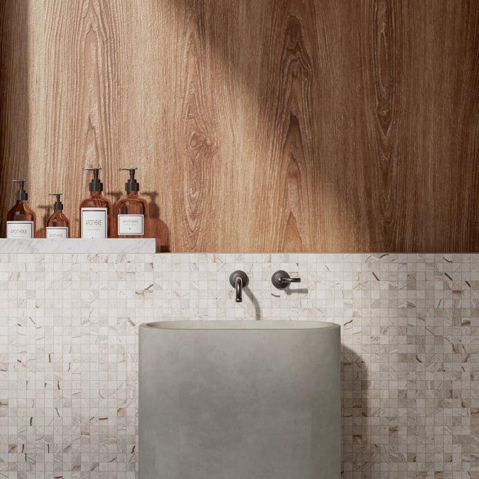 Stein Oxford Weiß Mosaik