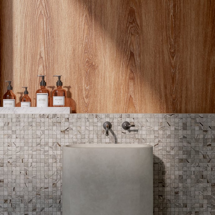 Stein Oxford Grau Mosaik