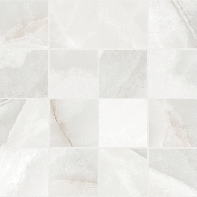 Maison Alabaster Matt Perle Mosaik 7,5x7,5