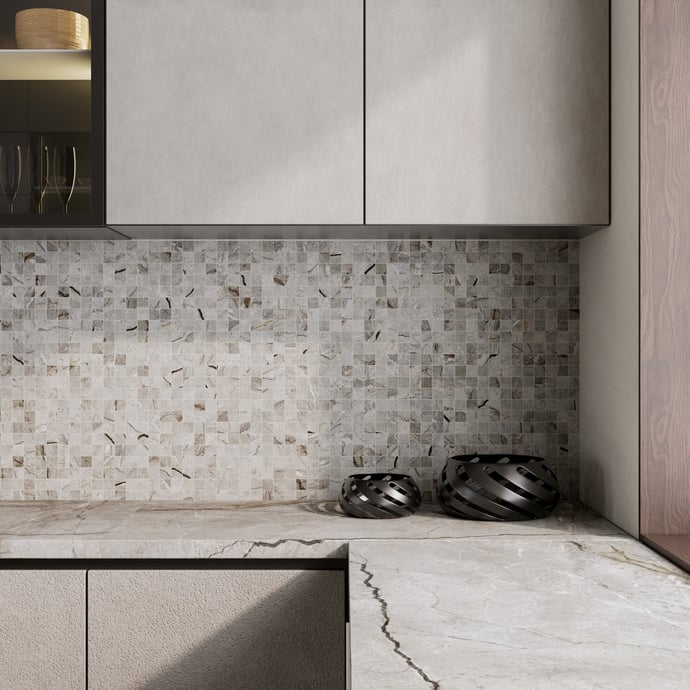 Stein Oxford Grau Mosaik