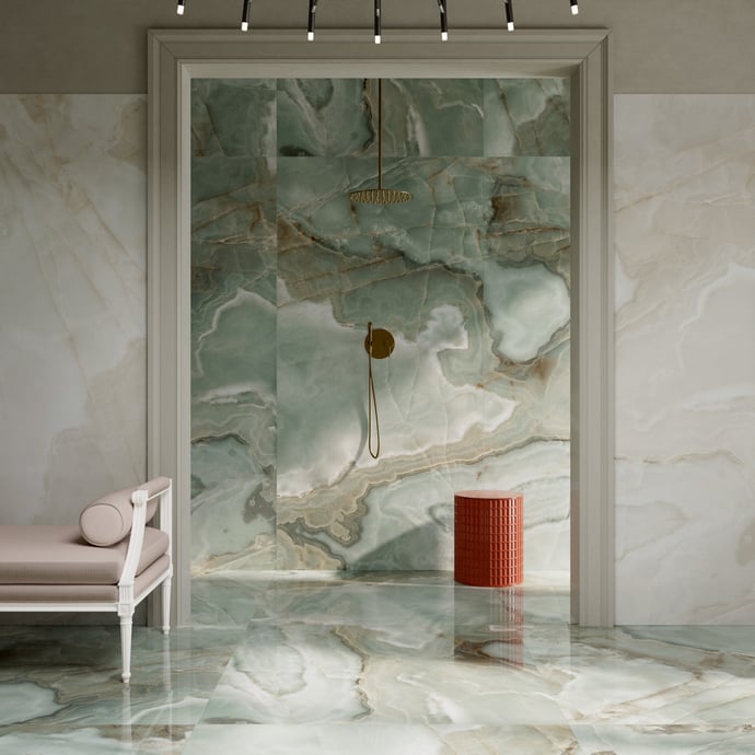 Maison Alabaster Glänzendes Jade