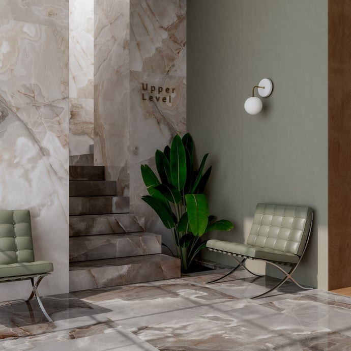 Maison Alabaster Glänzendes Kakao