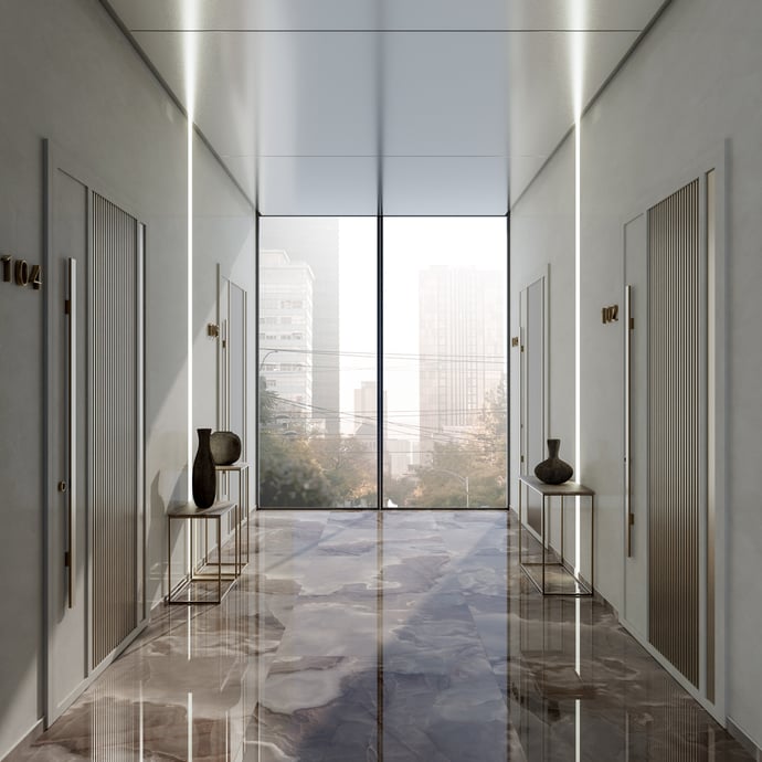 Maison Alabaster Glänzendes Kakao