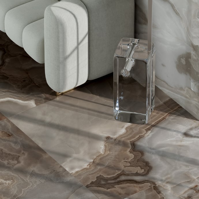 Maison Alabaster Glänzendes Kakao