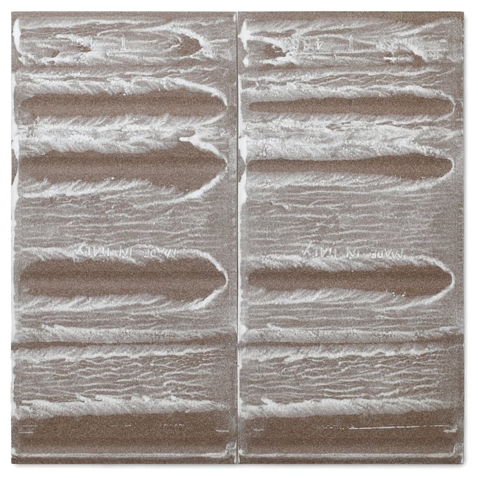 Retrò Brick Vanille Wellenmuster