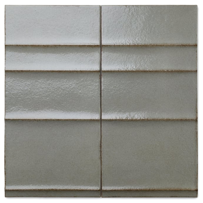 Retrò Brick Flechte Wellenmuster