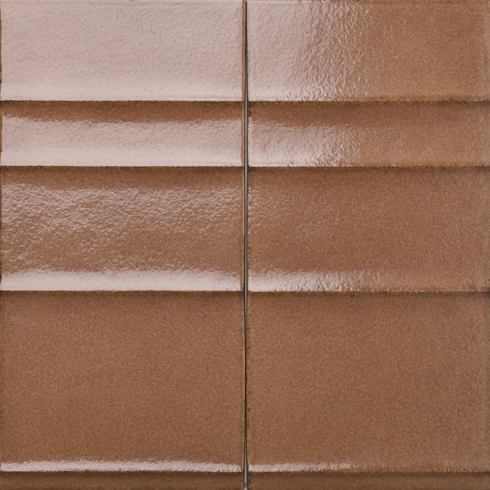 Retrò Brick Terrakotta Wellenmuster