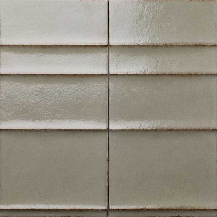Retrò Brick Moos Wellenmuster