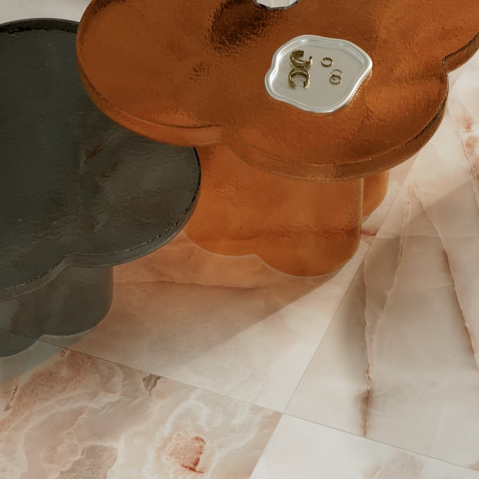 Maison Alabaster Glänzendes Rosa