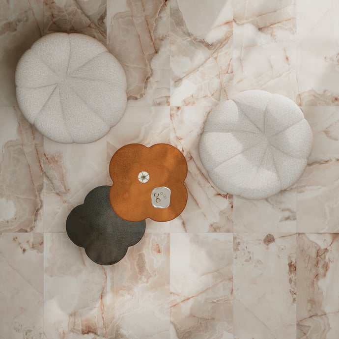 Maison Alabaster Matt Rosa