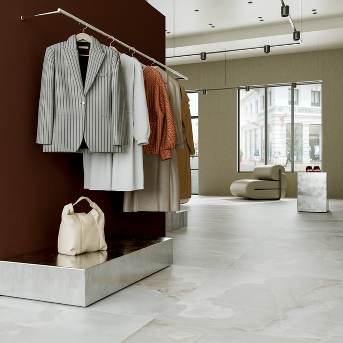 Maison Alabaster Matt Blau