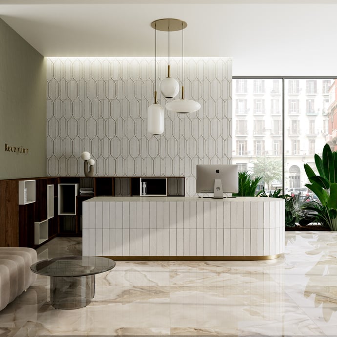 Maison Alabastro Beige Brillant