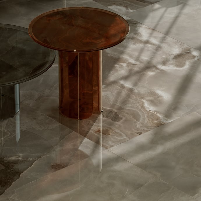 Maison Alabaster Glänzendes Kakao 6 mm