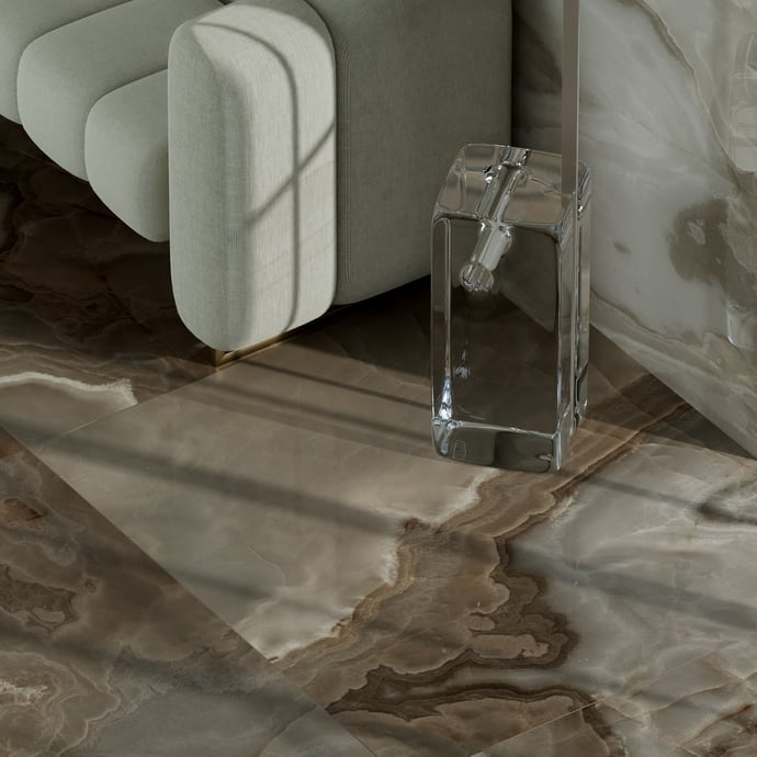 Maison Alabaster Glänzendes Kakao