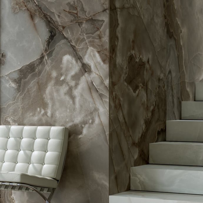 Maison Alabaster Matt Kakao Platte