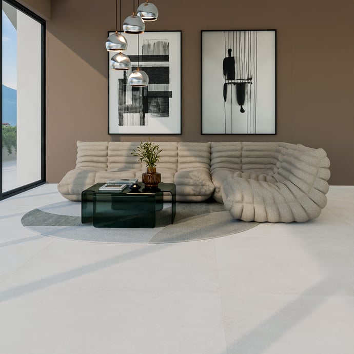 Weißer Beton Terra