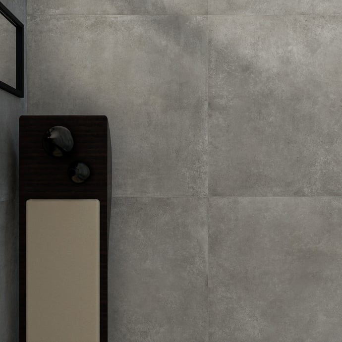 Dunkelgrauer Beton Terra
