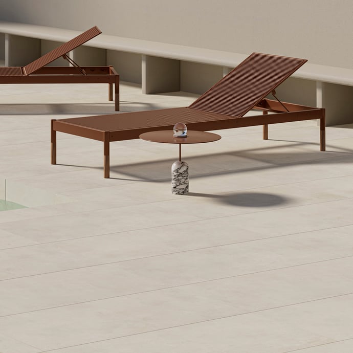 Londra Beiger Beton Outdoor rutschfest R11