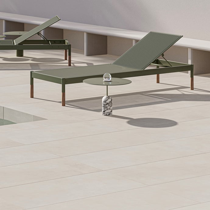 Londra Heller Grauer Beton Outdoor rutschfest R11
