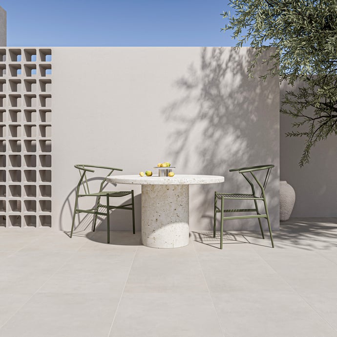 Londra Heller Grauer Beton Outdoor rutschfest R11