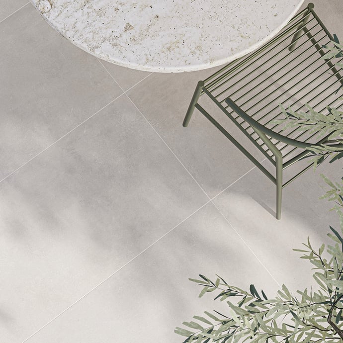 Londra Heller Grauer Beton Outdoor rutschfest R11