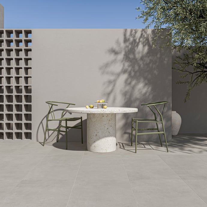 Londra Taupefarbener Beton Outdoor rutschfest R11