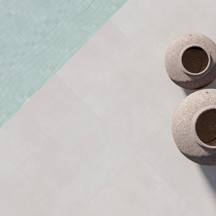 Londra Greige Beton Outdoor rutschfest R11