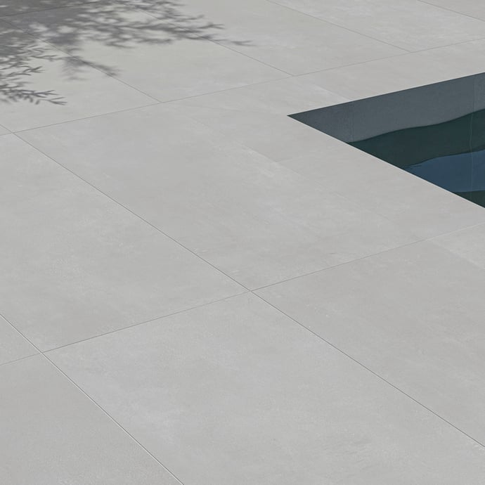 Londra Grauer Beton Outdoor rutschfest R11