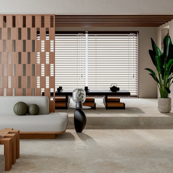 Travertino Beige Crosscut Contemporaneo