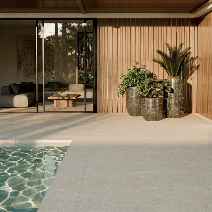 Beiger Vicentina Stein 20 mm Outdoor R11
