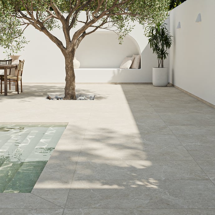 Beige Jerusalem stone 20 mm outdoor