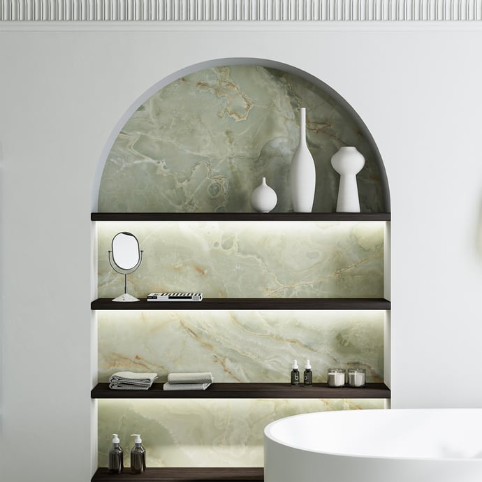 Nobel Marmor Jade Glänzend