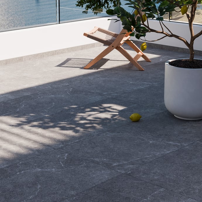Dunkler Jerusalemer Stein 20 mm outdoor