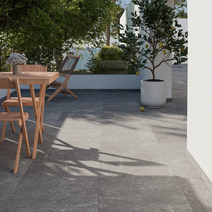 Dark Jerusalem stone 20 mm outdoor