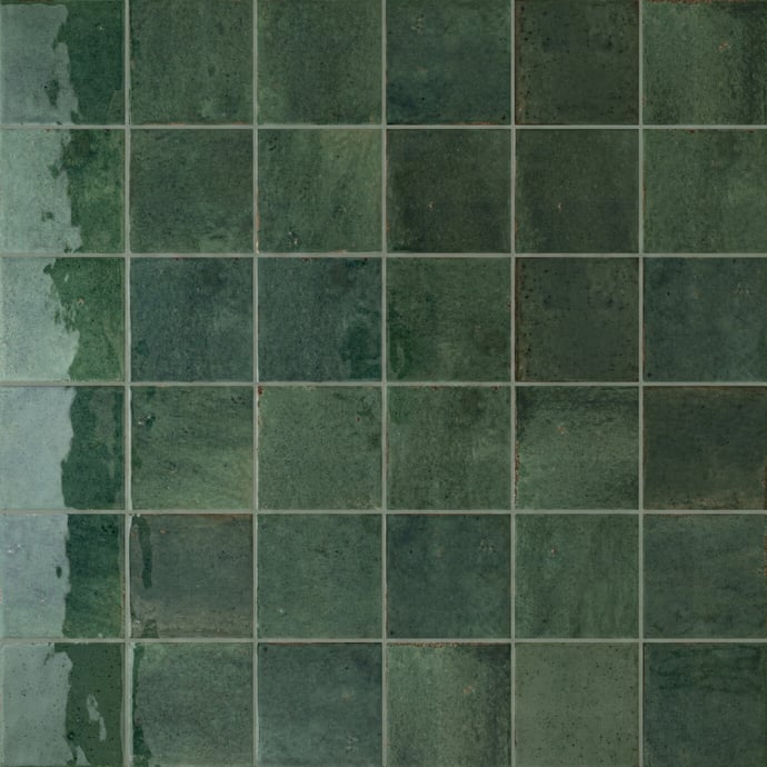 Terrakotta-Quadrat Grün