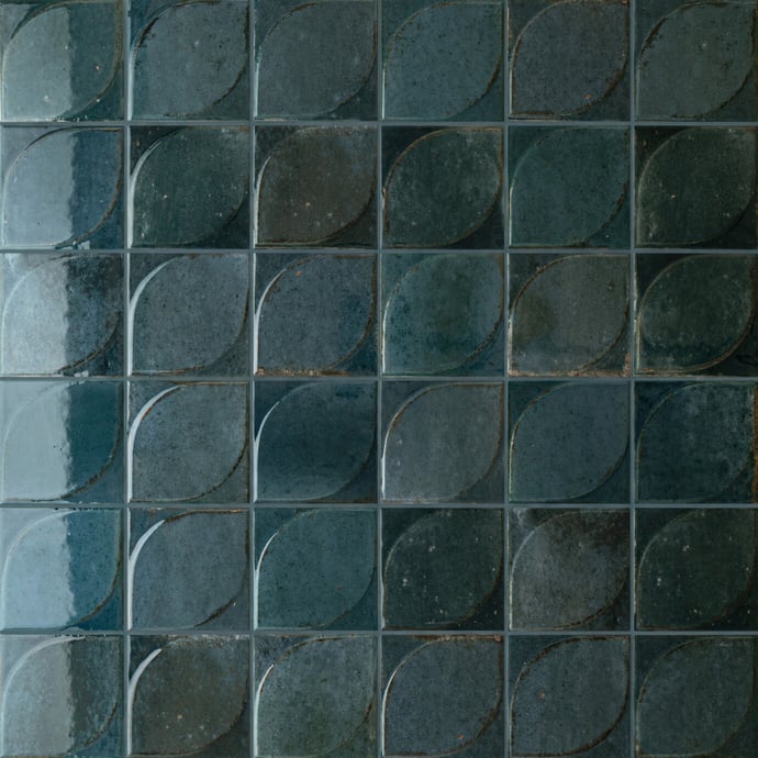 Terracotta Petal Blue