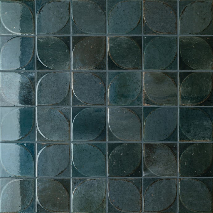 Terracotta Petal Blue