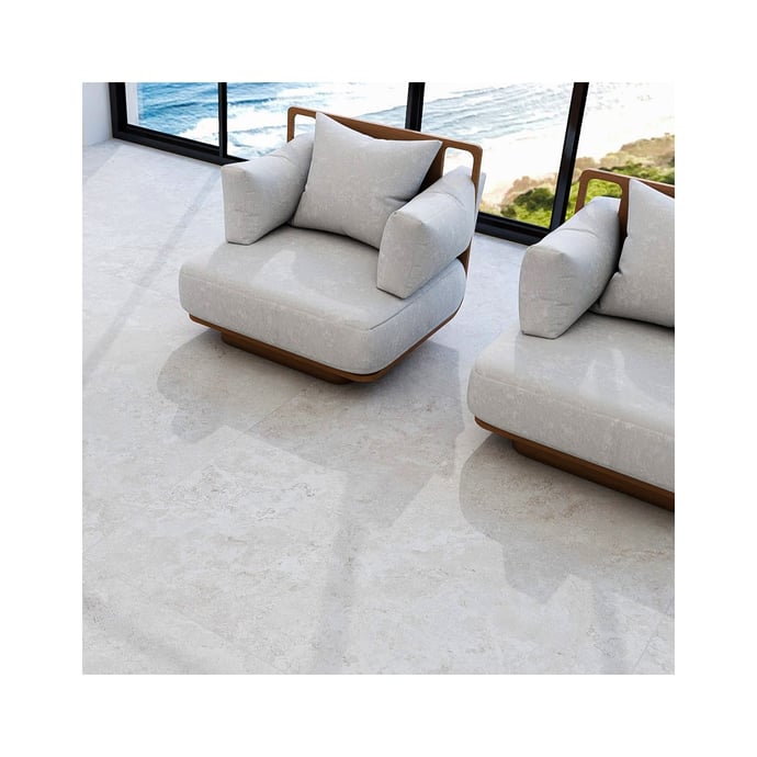 Ice Cross Blanc - Travertin