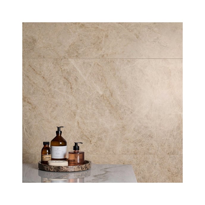 Glänzender Royal Beige Marmor
