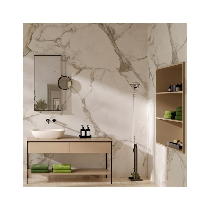 Imperial White - Matte Marble