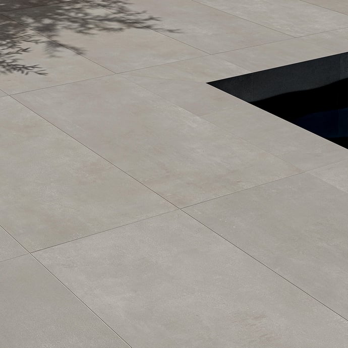 Béton Londra Grège Extérieur Antidérapant R11