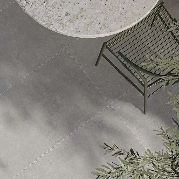 Londra Grauer Beton Outdoor rutschfest R11