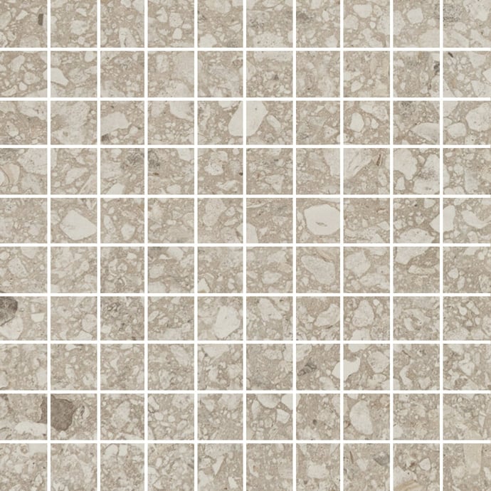 Left Bank Fragmenten Grau Mosaik 3x3