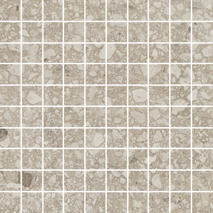 Left Bank Fragments Grey Mosaic 3x3