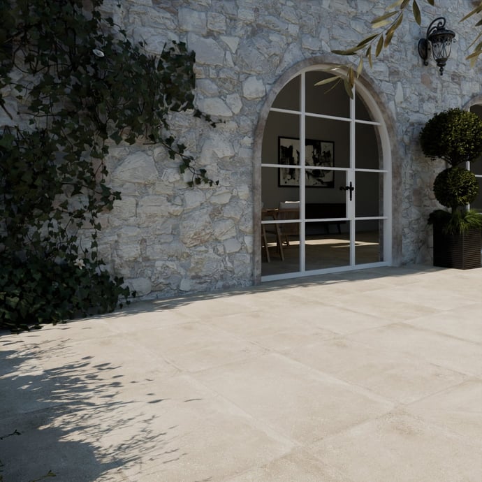 Pierre de Marseille Beige 20 mm Outdoor