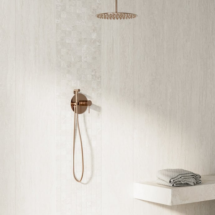 Travertino Bianco Veincut Contemporaneo