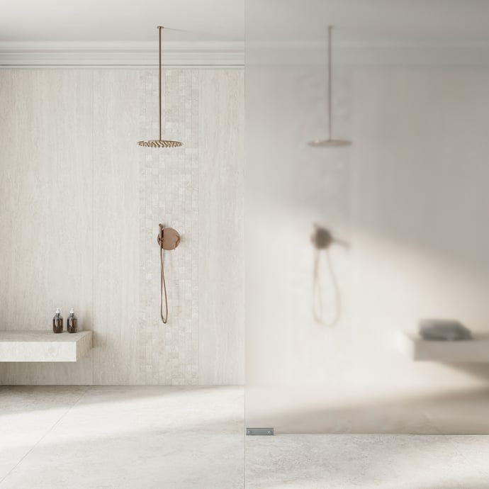 Contemporary White Veincut Travertine