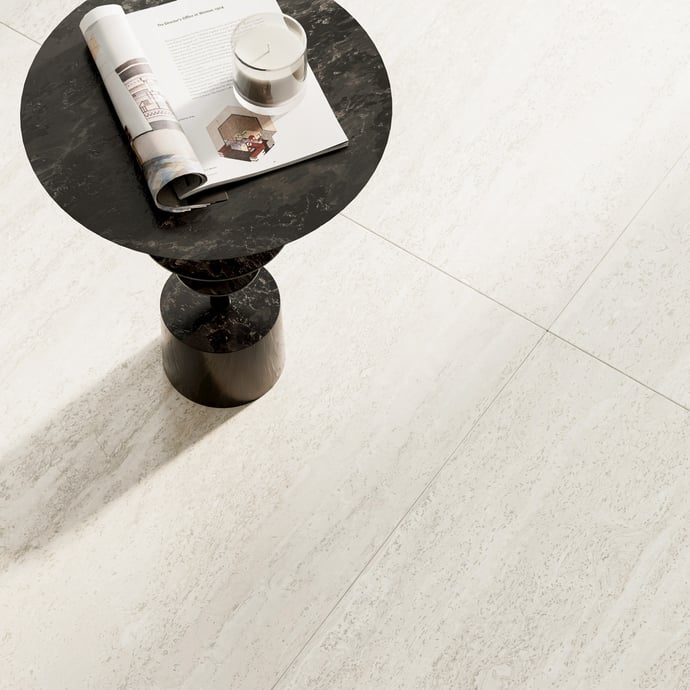 Travertino Bianco Veincut Contemporaneo