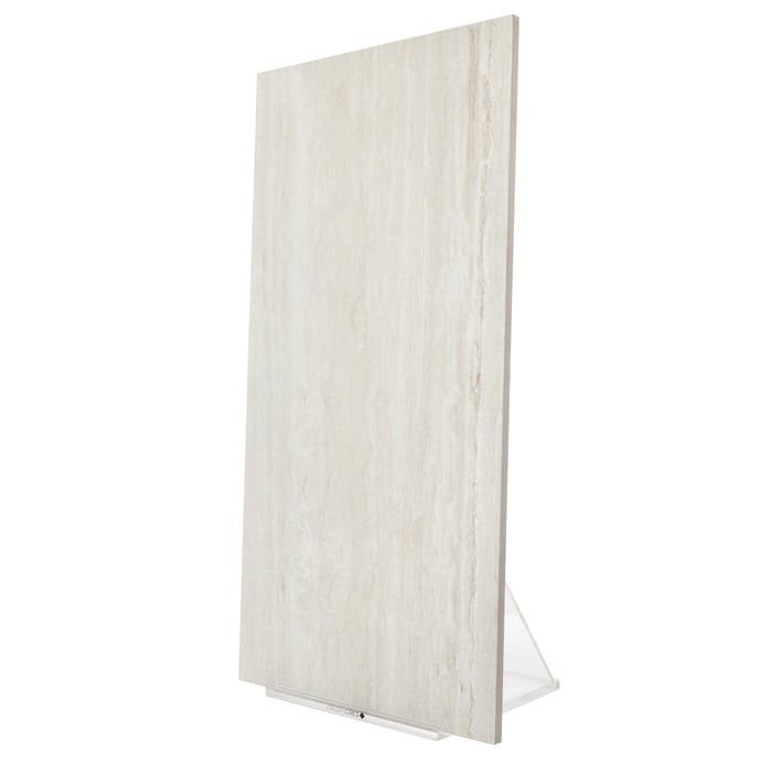 Contemporary White Veincut Travertine Outdoor 20 mm