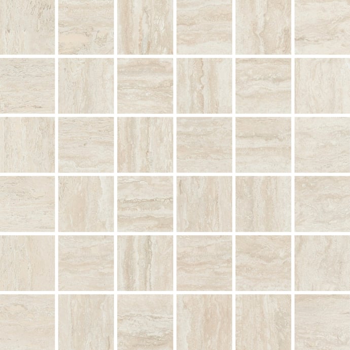 Travertino Beige Veincut Contemporaneo mosaico